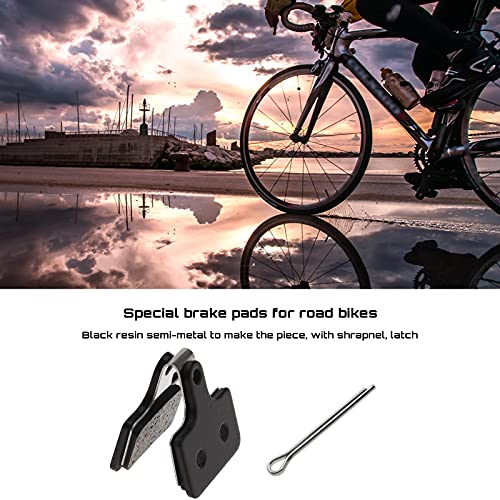 2 pares de pastillas de freno de disco para bicicleta semimetálicas de resina, grosor 4 mm, compatible con Ulteggra R8020 BR R8070 K02 K03 K04 BR-RS805