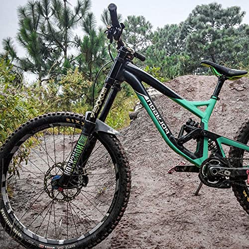 2 Piezas Guardabarros Bicicleta Montaña, Guardabarros MTB, Juego de Guardabarros, Guardabarros Delantero y Trasero Compatibles y Son Adecuados para Tamaños de Rueda de 16 a 29 Pulgadas