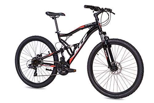 '27,5 pulgadas Mountain Bike Bicicleta KCP Attack Unisex con 21 velocidades Shimano TX Negro