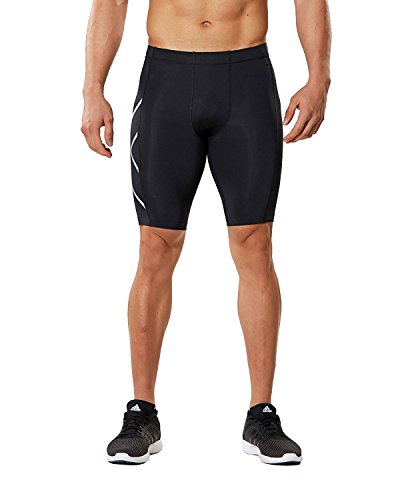 2XU MA3851b Pantalón Corto, Hombre, Gris, S