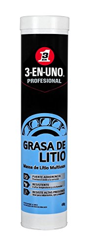 3 EN UNO Profesional - Grasa de Litio Multiusos Cartucho- 400 g, incoloro (34223/37)