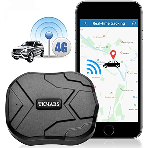 4G TK905 Localizador GPS para Coche, Batería de 5000 mAH 90 Días de Duración 4G GPS Tracker con Seguimiento en Tiempo Real Magnético Rastreador GPS para Moto Camiones Bicicleta con App Gratis