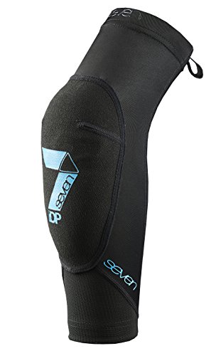 7 Protection Transition-17 Coderas Ciclismo, Unisex Adulto, Negro, Talla-XL