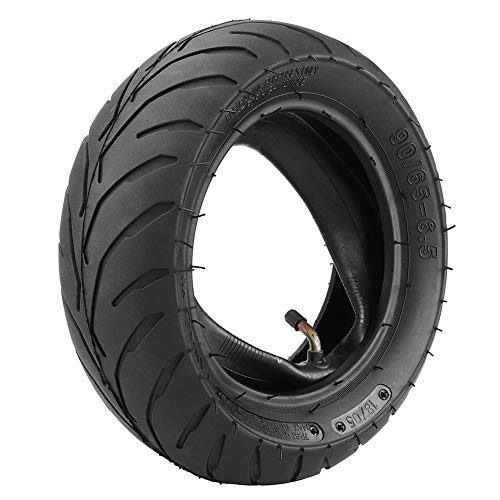 90/65-6.5 Tubo interior y cubierta de la motocicleta Neumático, 47Cc 49Cc Mini Pocket Bike Tire + Inner Tube, Neumático delantero y trasero para bicicleta de bolsillo pequeña de 47 cc y 49 cc