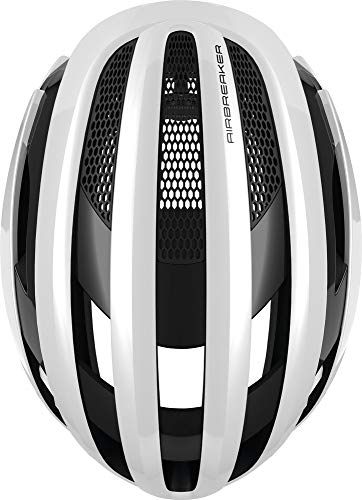 ABUS AIRBREAKER Road Helm, Unisex, Blanco (Blanco), M