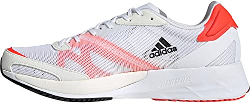 adidas Adizero Adios 6 M, Zapatillas para Correr Hombre, FTWR White Core Black Solar Red, 46 EU