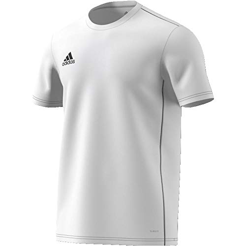 adidas CORE18 JSY T-Shirt, Hombre, White/Black, L