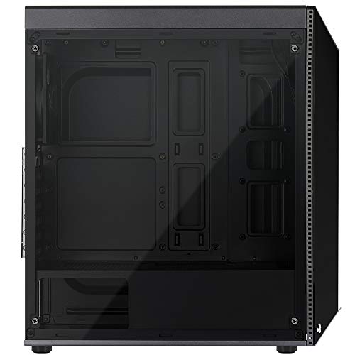 Aerocool SHARD, caja de PC, ATX, panel acrílico, RGB 13 modos, ventilador 12cm