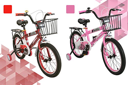 Airel Bicicletas Bicicleta para niños,niñas,Estilo Libre, 12 14 16 Pulgadas con Ruedas de Entrenamiento para Niños y Niñas | Bici con Ruedines y Cesta| (Azul-Oscuro, 16)