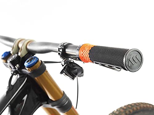 All Mountain Style AMS Puños Cero Grips, Unisex-Adult, Negro/Naranja, Universal