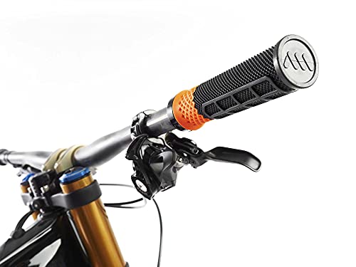 All Mountain Style AMS Puños Cero Grips, Unisex-Adult, Negro/Naranja, Universal