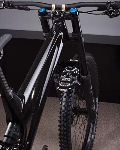 All Mountain Style Guardabarros delantero – Protege a tí y a tu bicicleta, Gris/Cráneo