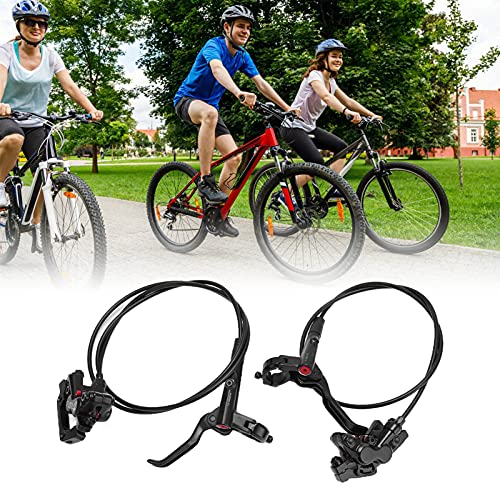 Alomejor Freno De Disco Hidráulico para Bicicleta M4 Frenos De Bicicleta Pinza De 4 Pistones MT420 Freno Delantero Derecho Trasero Izquierdo MT420 Freno De Bicicleta