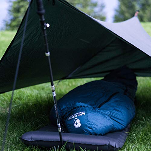 Alpin Loacker Light Pro Esterilla Camping Autoinflable - Aislante, Acolchada, compacta, Ultraligero | Colchón de Aire autohinchable para Trekking, Viajes, Exteriores, Senderismo - Mujer Hombre Niños