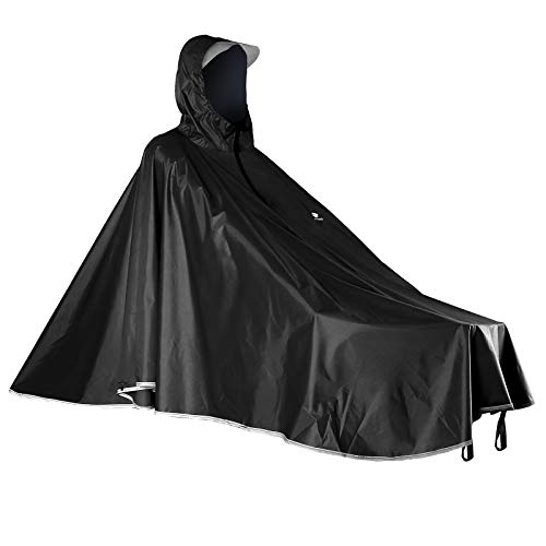 Anyoo Capas de Ciclismo Impermeables Portátiles Ligeras Poncho de Lluvia Bicicleta Compacta Unisex Reutilizable para Mochileros de Camping al Aire Libre