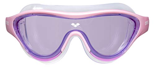 ARENA The One Mask JR Gafas, Unisex-Baby, Pink-Pink-Violet, No Size