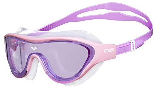 ARENA The One Mask JR Gafas, Unisex-Baby, Pink-Pink-Violet, No Size