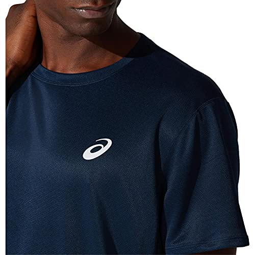 ASICS 2011C341-401_M Camiseta, Navy, Men's