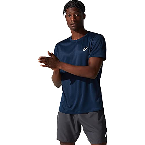 ASICS 2011C341-401_M Camiseta, Navy, Men's