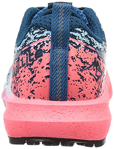 ASICS Fuji Lite 2, Zapatillas de Running Mujer, Bleu Foncã Gris, 42 EU