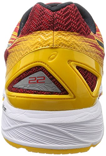 Asics Gel-DS Trainer 22, Zapatillas de Entrenamiento Hombre, Rojo (Prime Red/Black/Gold Fusion), 47 EU