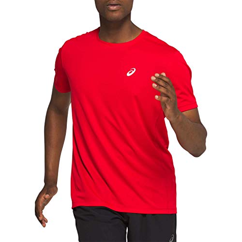 Asics Katakana SS Top Camiseta, Hombre, Classic Red, XS