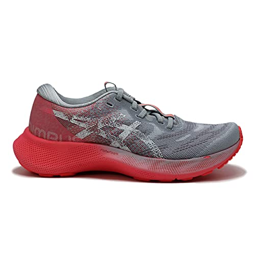 Asics Nimbus 23 Lite Show Zapatillas de Carretera para Mujer Gris Rosa 39 EU