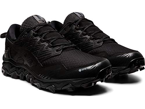 ASICS Zapatillas de running Gel-Fujitrabuco 8 G-TX para hombre, negro (Negro/Negro), 40.5 EU