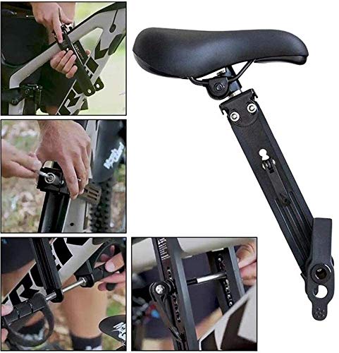 Asiento Infantil Para Bicicleta De MontañA, Compatible Con Todas Las Bicicletas De MontañA Para Adultos, Con Marco De Apoyabrazos Adecuado Para NiñOs De 2 A 5 AñOs (Hasta 48 Libras)Kids Seat+Handlebar