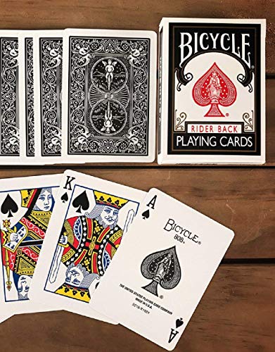 Baraja BICYCLE dorso Negro (US Playing Card Company)