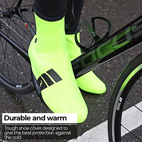 BBB OSS BWS-02B, HeavyDuty-Cubrezapatos para Ciclistas Unisex Adulto, Amarillo Neón, 37/38 EU