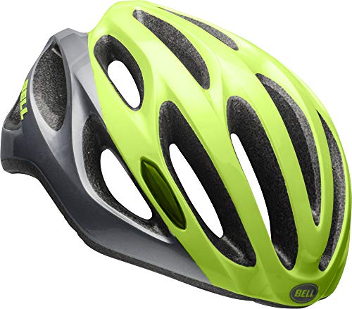 BELL Draft Universal Casco de Carretera, Unisex, Verde Brillante/Pizarra, 54-61 cm