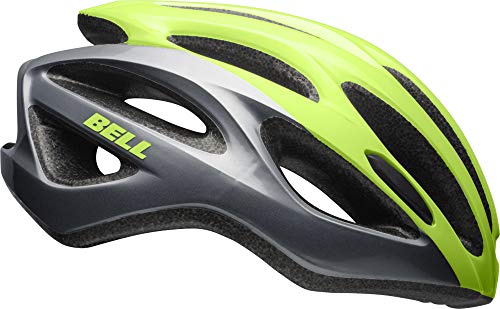 BELL Draft Universal Casco de Carretera, Unisex, Verde Brillante/Pizarra, 54-61 cm