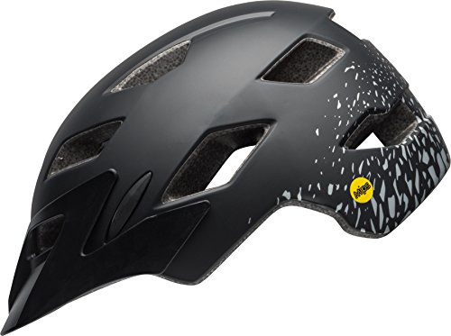 BELL Niños Side Track MIPS – Casco para Bicicleta, Primavera/Verano, Infantil, Color Matte Black/Silver, tamaño Talla única