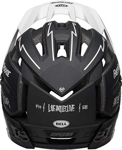 BELL Super Air Casco, Hombre, Fasthouse Matte Black/White, L