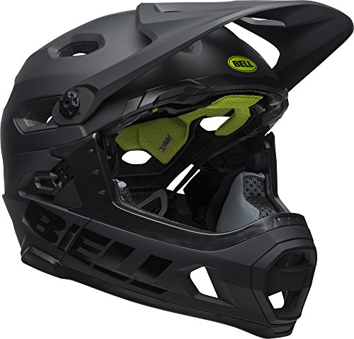 BELL Super DH MIPS Casco de Ciclismo, Unisex Adulto, Negro Mate/Brillante, Small (52-56 cm)