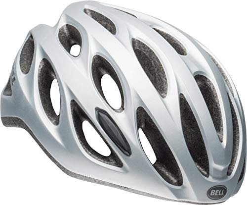 BELL Tracker R Casco de Bicicleta, Unisex Adulto, Plateado Mate/Titanio, Talla única