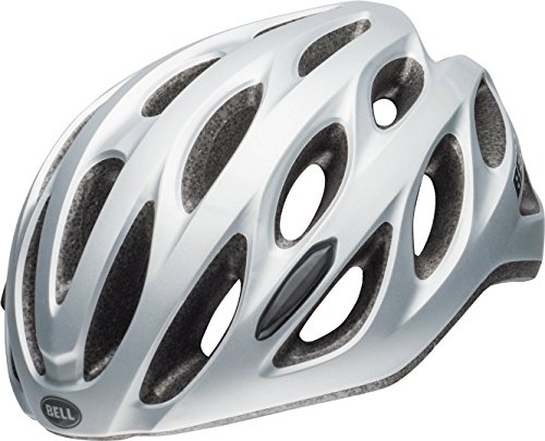 BELL Tracker R Casco de Bicicleta, Unisex Adulto, Plateado Mate/Titanio, Talla única