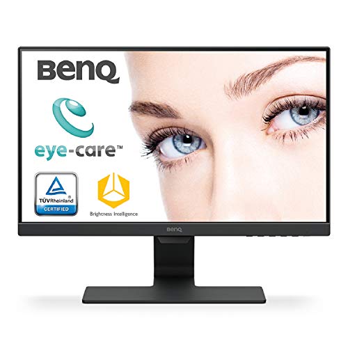 BenQ GW2280 – Monitor para PC Desktop de 21.5” Full HD (1920x1080, VA, 16:9, 2x HDMI, VGA, 5ms, altavoces, Eye-care, Sensor Brillo Inteligente, antirreflejos, Flicker-free, Low Blue Light, E2E)