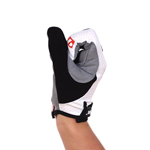 BG de 01 Pro-Biker Guantes de ciclismo, aislantes, ligera y potente, color blanco, M