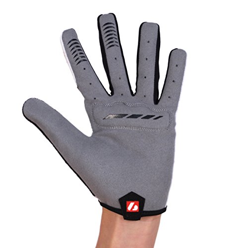 BG de 01 Pro-Biker Guantes de ciclismo, aislantes, ligera y potente, color blanco, M