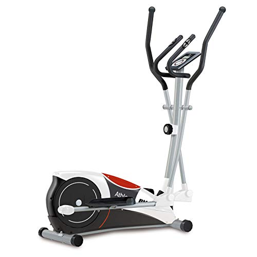 Bh Fitness Athlon Run G2334Rf - Bicicleta Elíptica - 10Kg Sistema Inercial - Monitor LCD - Ruedas de Transporte