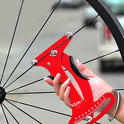 Bici Habló TensióMetro Rueda Carretera Bicicleta Ciclo de Reparación Accesorio Bicicleta Speed ​​Tension Meder Tensiometer Speet Repair Repair Herramienta para Rueda Medidor TensióN Radios Bicicleta