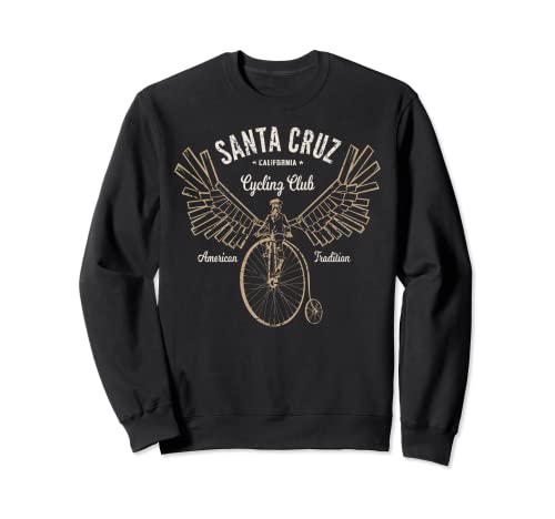 Bicicleta Steampunk Flying Winged Santa Cruz Penny Farthing Sudadera