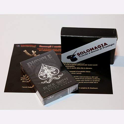 Bicycle Black Ghost by Ellusionist - Tarjeta Juegos - Trucos Magia y la Magia