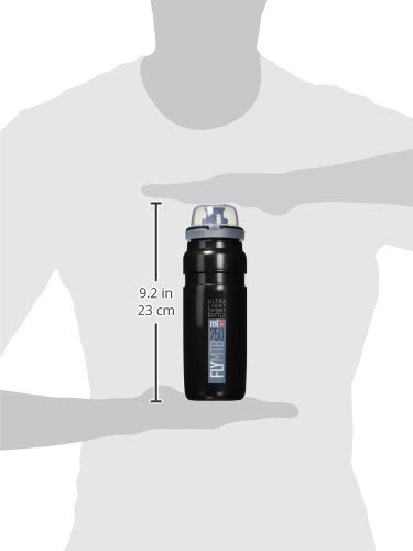 Bidón ELITE Fly MTB Negro, 750 ml