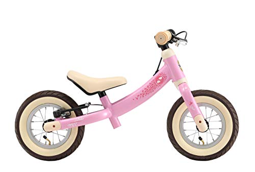 BIKESTAR 2-en-1 Bicicleta sin Pedales para niños y niñas 2-3 años | Bici con Ruedas de 10" Edición Sport | Rosado