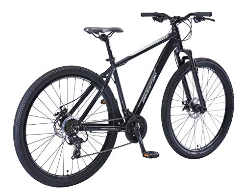 BIKESTAR Bicicleta de montaña Hardtail de Aluminio, 21 Marchas Shimano 29" Pulgadas | Mountainbike con Frenos de Disco Cuadro 19" MTB | Azul