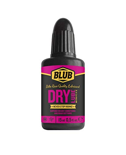 BLUB Lubricante Cadenas Bicicletas 15 ml, Grasa Cadenas MTB, Sellante de Bici, Aceite para Cadenas de Bicicletas, Grasa MTB, Lubricante para Condiciones Secas, Rojo