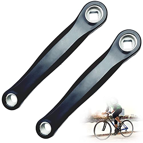 Brazo De Manivela De Bicicleta De Mano 2 Piezas Bicicleta Izquierda Manivela Brazo De Aleación De Aluminio Mano Izquierda Para El Camino De Bicicletas De Montaña Bici Plegable Fijo Marcha De Bicicleta